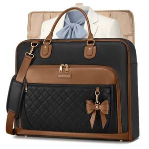 lot 58735 image: Garment Bag for Travel Womens Hanging Suit & Dress Travel Bag Foldable Garment Duffle with Pockets & Strap, Carry On Compatible - Retail $40