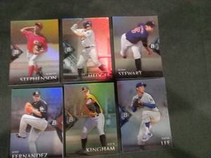 lot 6260 image: 2014 Bowman Platinum Baseball Prospect Cards Lot of 6