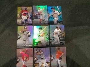 lot 6266 image: Bowman Platinum Baseball Card Lot - Anderson, Heyward, Renfroe, Gonzalez, Posey, Crick, Frazier, Stephenson & More