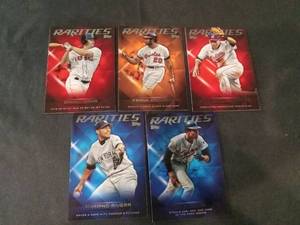 lot 6299 image: Topps Rarities Baseball Card Lot of 5 - Rivera, Robinson, Nava, Cabrera & More