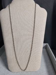 lot 6447 image: Silver-Tone Chain Necklace