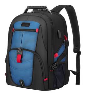 lot 653 image: LOVEVOOK Travel Laptop Backpack Waterproof Anti Theft Backpack with Lock and USB Charging Port Large 17-17.3 Inch Computer Business Backpack for Men Women Blue - Retail $38