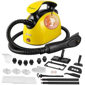 lot 710 image: Waitbird Steam Cleaner, Steam Cleaner For Home, Handheld Steamer For Cleaning With 21 Accessories, 248 °F High Temperature, Suitable for Grout, Floor. Sofas, Upholstery, Carpets - Retail $188