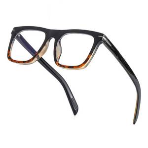 lot 759 image: Gleyemor Blue Light Glasses for Men Women Trendy Square Frame Blue Light Blocking Lens Computer Glasses (Black&Tortoise) - Retail $13