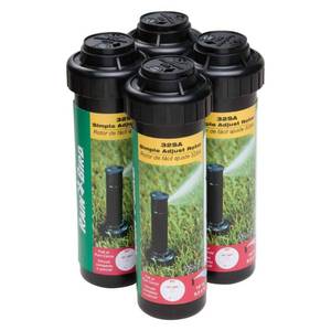 lot 773 image: Rain Bird 32SA4PKS Simple Adjust Closed-Case 12  Inlet Gear Drive Rotor Sprinkler 4 Pack