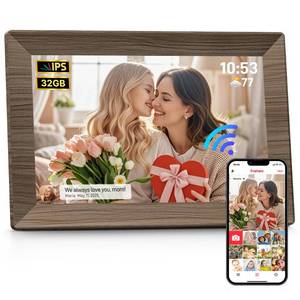 lot 787 image: Frameo 10.1 Digital Picture Frame, Smart WiFi Digital Photo Frame with 1280x800 HD IPS Touch Screen 32GB Memory Auto-Rotate Wall Mounted, Share PhotosVideos from Phone Anywhere - Retail $76