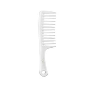 lot 824 image: Goldie Locks Signature Wide Tooth Comb, Extension & Curl Friendly Detangling Comb for Wet or Dry Hair, Gentle on Strands, Curls & Extensions, Anti-Breakage, Frizz Control & Shine for All Hair Types - Retail $15