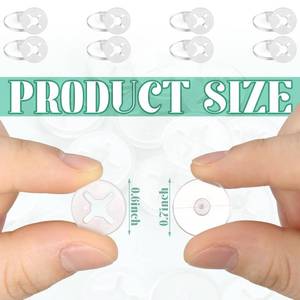 lot 832 image: Wavwavw Clear Running Bib Clips Race Number Buckle Fixing System Triathlon Race Bib Holder Running Fixing Clips Field Events Fastener Holder for Runner Marathon, Skating,Track (Clear) - Retail $5