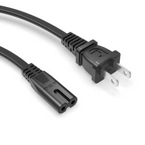 lot 870 image: Superer 6 ft AC Power Cord Cable Fit for Sony PS5 PS4 PS3 Slim PlayStation 5 4 3, Xbox Series XS, Xbox One XS, TV, Printer, Speaker, Universal IEC C7 Figure 8 2 Prong Replacement Cables, ETL Listed - Retail $9