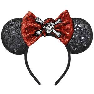 lot 875 image: XINXIYAN Pirate Costume Women Pirate Hat Pirate Accessories Mouse Ears Headband(Pirate) - Retail $7