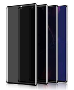 lot 9 image: LYWHL 3 Pack for Samsung Note 20 Ultra Privacy Screen Protector, Tempered Glass Anti-Spy Screen Protector for Note 20 Ultra 5G, Black 9H Hardness Bubble Free Don��t Support Fingerprint Unlock - Retail $10