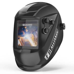 lot 16 image: 3.94�3.82 Large Viewing Welding Helmet, True Color Auto Darkening Welding Helmet, SolarRechargeable Battery Power Welding Hood With 4 Arc Sensor, Wide Shade 45-99-13 Welding Mask For TIG MIG ARC - Retail $50
