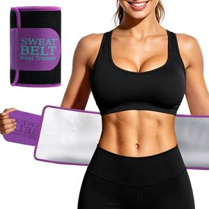 lot 35 image: MORECOO Waist Trainer for Women Lower Belly Fat, Waist Sweat Band for Women, Belly Band Sweat Belt, Body Shaper, Stomach Wrap - Retail $13