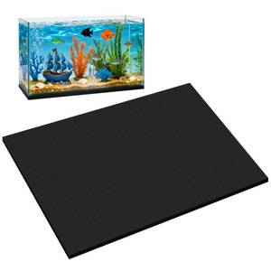 lot 41 image: Aquarium Leveling Mat for Fish Tanks, Neoprene Fish Tank Mat 23.6X 15.7inch,Non-Slip Shockproof Fish Tank Pad to Reduce Tank Noise,Prevents Scratches on DesksFloor,Cut-to-Fit for SmallMedium Tanks - Retail $17