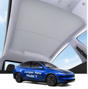 lot 45 image: Tesla Model Y Sunshade Roof Never Sag Heat-Insulating, UV-Protective, Nano Ice-Crystal Coatings Interior Accessories for Tesla Model Y 2025-2026 - Retail $36
