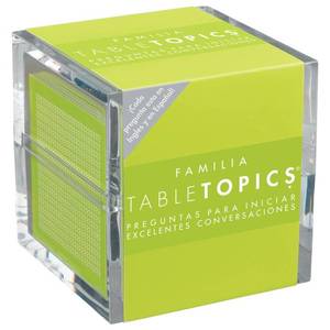 lot 53 image: CASE BROKEN TableTopics Familia En Espanol Question Card Game - 135 SpanishEnglish Conversation Starter Cards, Game to Learn & Practice Spanish, Play with Friends & Family, Bilingual - Retail $25