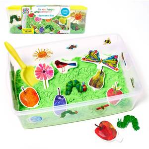 lot 56 image: Creativity for Kids The Very Hungry Caterpillar Sensory Bin - Toddler Sensory Toys from The World of Eric Carle Books, Preschool Learning Activities and Fine Motor Toys for Toddlers (Ages 3) - Retail $16