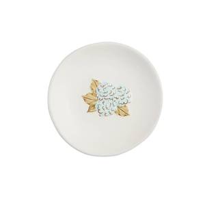 lot 62 image: Mud Pie Flower Wedding Ring Dish 4 dia - Retail $9