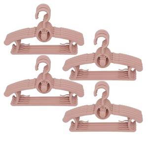 lot 915 image: LIYUXIDONG Baby Hangers for Closet, 360° Swivel Hook Kids Hanger, Non-Slip Baby Clothes Hangers, 20pcs Nude Pink Adjustable Toddler Hanger for Girl Boy Infant Kid Hangers, Space Saving - Retail $3,721
