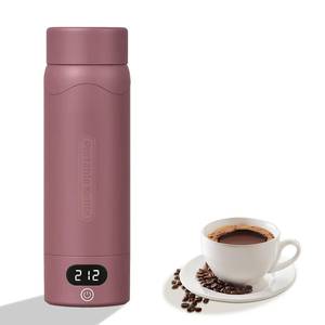 lot 919 image: Travel Electric Kettle Portable Mini Kettle,316 Stainless Steel 16.91Oz,Small Hot Water Boiler with 4 Temperature Settings,Fast Boiling Water with Auto Shut-Off and Boil Dry Protection(Cranberry) - Retail $36