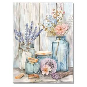lot 938 image: ArtNFT Flower Pictures Canvas Wall Art Home Decor, Painting Art Prints Floral Wall Art For Living Room, Bathroom Decor Farmhouse Wall Decoration, Kitchen Bedroom Decor 12�16in - Retail $22