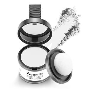 lot 964 image: Acomler Instantly Root Cover Up Hairline Shadow Powder, Root Touch Up Hair Powder, White Hairline Cover for Thinning Hair, Grey Hair Coverage for Women Men with Eyebrows,Beard Line,Bald Spots (White) - Retail $8
