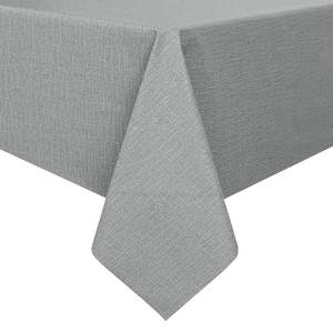 lot 986 image: Romanstile 100% Waterproof PVC Tablecloth Rectangle, Outdoor Oil Spill Proof Stain Resistant Vinyl Table Cloth, Wipe Clean Plastic Table Covers for KitchenDiningParties - 54 x 78 Inch, Light Grey - Retail $15