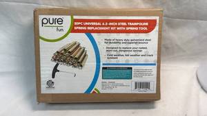 lot 37 image: Pure Fun 20PC Universal 6.5-Inch Steel Trampoline Spring Replacement Kit 9320DSK