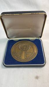 lot 63 image: City of Wichita Sedgwick County Kansas Commemorative Medal 1986