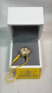 lot 86 image: Brand new Invicta Angel Lumalink Womens ring watch, 17.5mm, gold colored