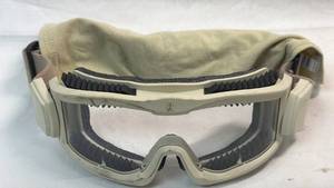lot 87 image: Protective Goggles with Tan Frame and Head Strap