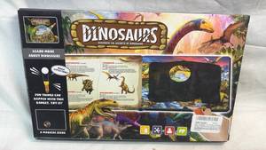 lot 97 image: Dinosaurs Discover the Secrets of Dinosaurs Educational Toy Set Model HK688