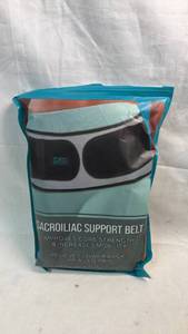 lot 102 image: Pro Sacroiliac Support Belt 2nd Gen Model Regular Size 30-46 inch with Removable Pad