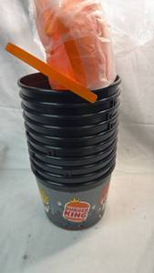 lot 114 image: Burger King Halloween Popcorn Bucket with Handle - Lot of 10
