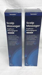 lot 118 image: femometer Scalp Massager FM-SM-101 Manual Head Massage Tool 2-Pack