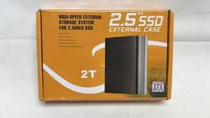 lot 139 image: 2.5 Inch SSD External hard drive 2 terabyte  High-Speed Storage System
