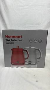 lot 173 image: Homeart Riva Collection Electric Kettle HPKG4 1.7L 1500W 360° Base