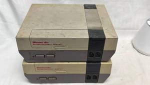 lot 187 image: Nintendo Entertainment System NES-001 - Lot of 2 Units