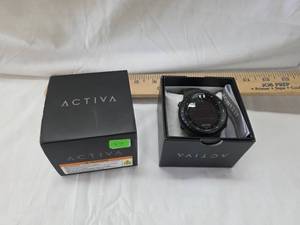 lot 47 image: Brand new Activa Odyssey by Invicta mens digital watch, 53mm, army Green
