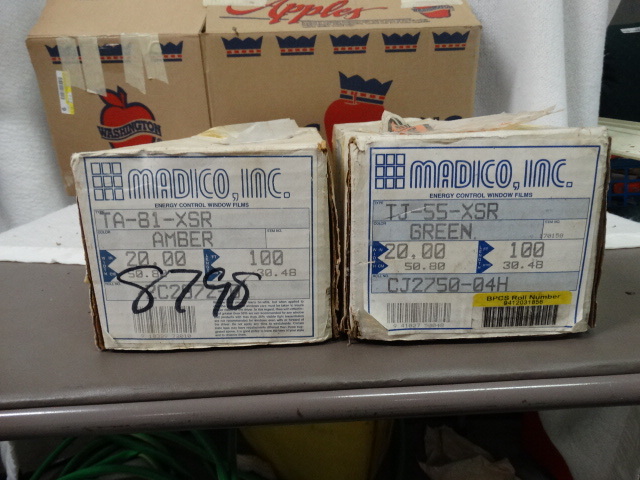 lot 1588 image: 2 Boxes Madico Energy Control Window Film