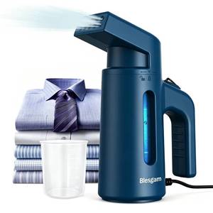 lot 1552 image: Blesgam Steamer for Clothes 700W, Double Row Steam Clothes Steamer, 180ML Large Capacity Water Tank, 40S Fast Heat-up Garment steamer for Home and Office(GY168) - Retail $18