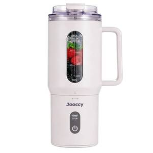 lot 1560 image: Jooccy 18oz Portable Blender, Cordless Travel Blender for Smoothie with Ice Crushing Blades, Auto Reverse Blending for Smoothie and Protein Shake