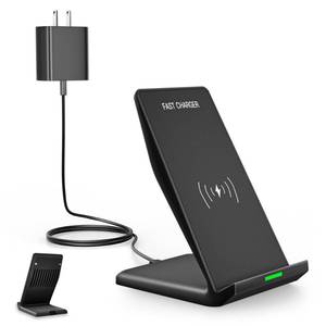 lot 1567 image: Fast Wireless Charger for Samsung, 15W Wireless Charging Stand Desk Phone Charger Stand with PD 20W USB C Plug Adapter for Samsung Galaxy S24 Ultra S24 S23 S22 S21 S20, Pixel 8 7 Pro, iPhone 17 16 15 - Retail $27