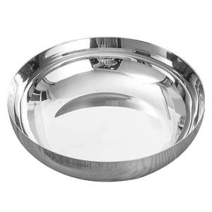lot 1595 image: CALLARON 75oz Stainless Steel Mixing Bowls - 9.4 inch Large Metal Serving Bowl, Non-Slip Silver Decorative Bowl for Salad, Pasta, Soup, Fruit, Dishwasher Safe - Retail $27