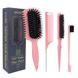 lot 1644 image: Curl Defining Brush, Curly Hair Brush Products for Effortlessly Detangling Shaping and Styling Womens Mens Curls on All Wet or Dry Hair Types, Reduces Frizz - Retail $8