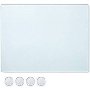 lot 7338 image: Nuanchu 16 x 12 x 0.2 Inch Tempered Frosted Glass Paint Muller Slab Mineral Pigment Grinding Plate for DIY Oil Painting Watercolor Oil Acrylic Painting - Retail $35