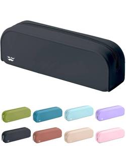 lot 7345 image: Mr. Pen- Silicone Pencil Case, Aesthetic Pencil Bag for Women, Makeup Pouch - Retail $7