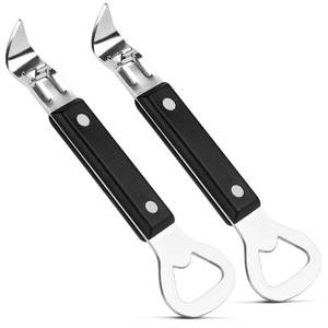 lot 7404 image: Anyongora 2-in-1 Can Punch Opener & Bottle Opener, Can Opener, 2-Pack, Stainless Steel, Non-Slip Handle, Compact 6.1, For Traditional Cans (No Pull-Tab) & Pry-Off Bottle Caps - Retail $8