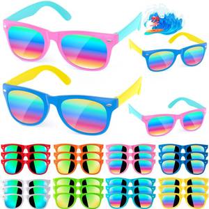 lot 13558 image: 24 Pack Kids Sunglasses Bulk-Goodie Bag Stuffers Party Favors for Kids 4-8 - Retail $30