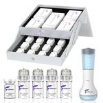 Micro Infusion System for Face & Neck-Micro Infusion Kit to Leave Skin Firmer & Smoother-0.25mm Facial Stamp with Collagen & Hyaluronic Acid Serum for At Home Glow and Anti-aging-3 Month Supply- MISSING 1 USE  - Retail: $130